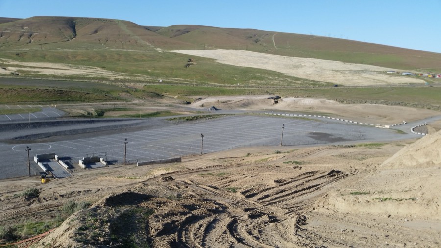 Graded and prepared building site in the Yakima Valley